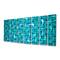 Designart - Turquoise Watercolor Fractal Pattern - Abstract Art on Canvas